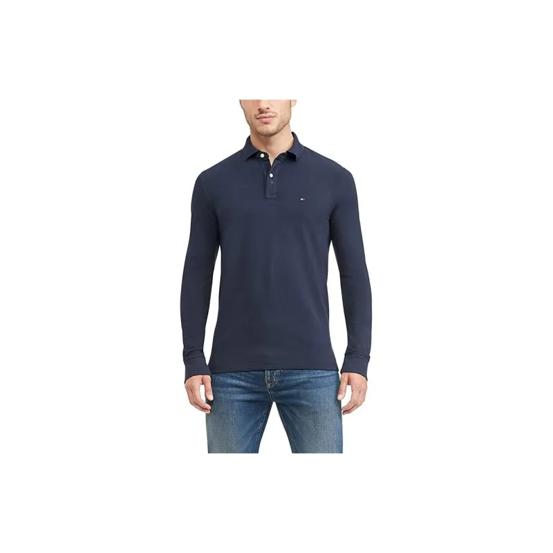 Tommy Hilfiger Polo Shirts Men Navy Blue-2