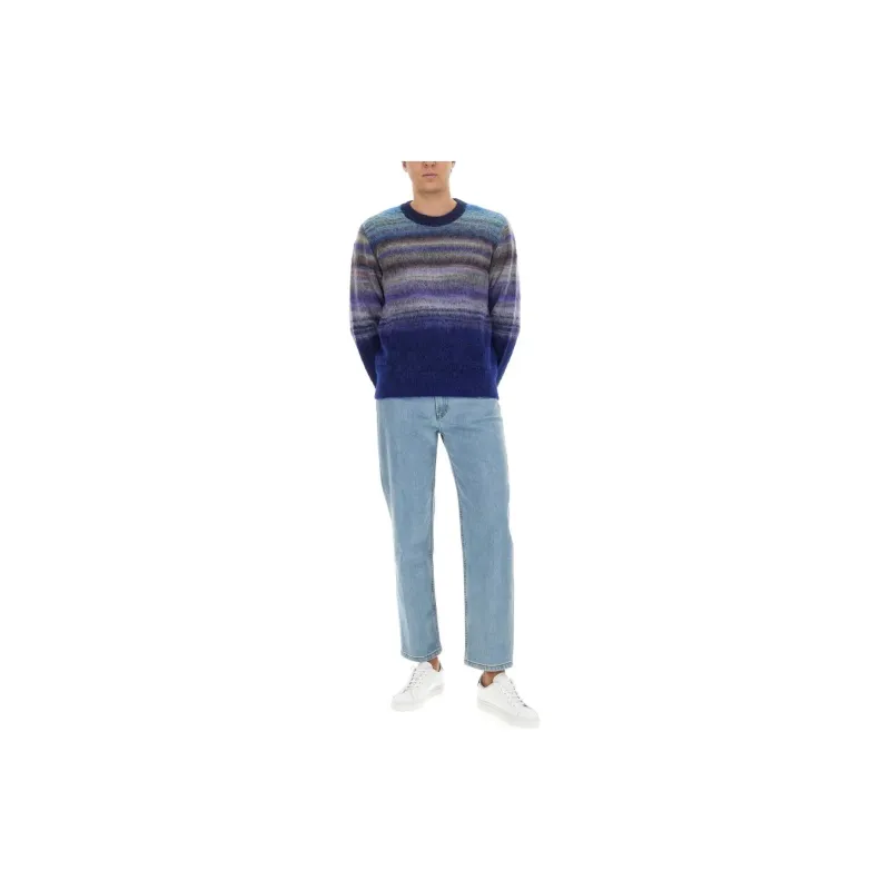MISSONI Striped Crewneck Knitted Jumper-2