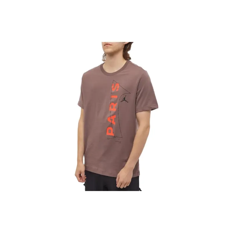 Nike T-Shirts Men Dark Brown-1