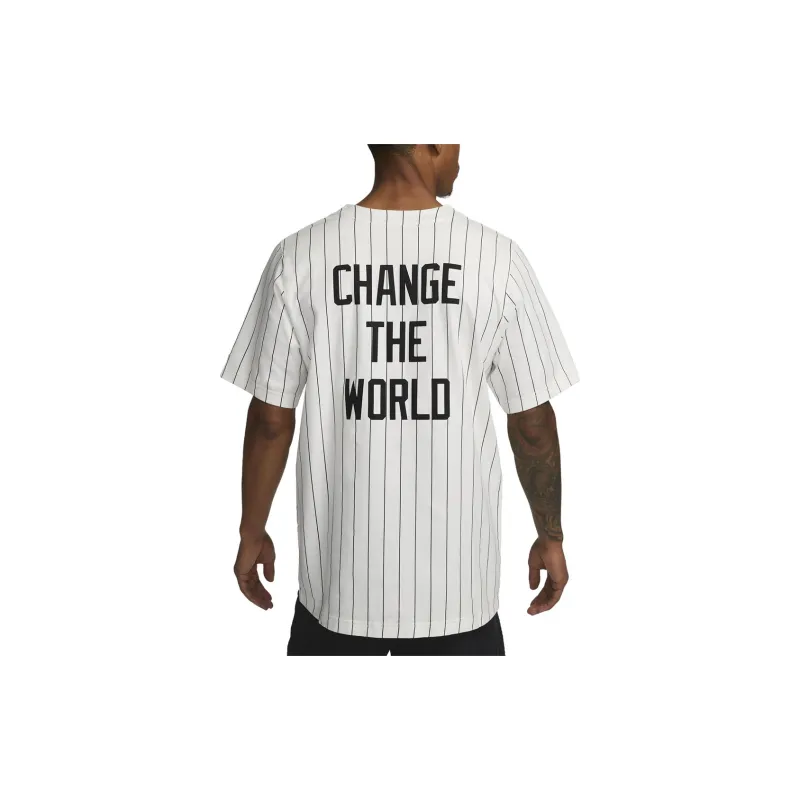 Nike Drop Shoulder Sleeve T Shirt Men's White-4