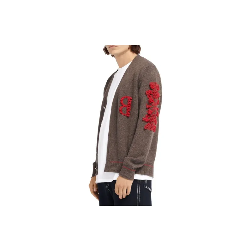 Barrie 3D knit Cashmere Cardigan-4