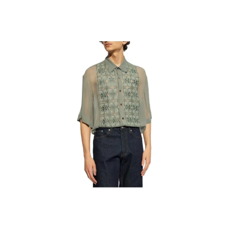DRIES VAN NOTEN Shirt Men's Green-3