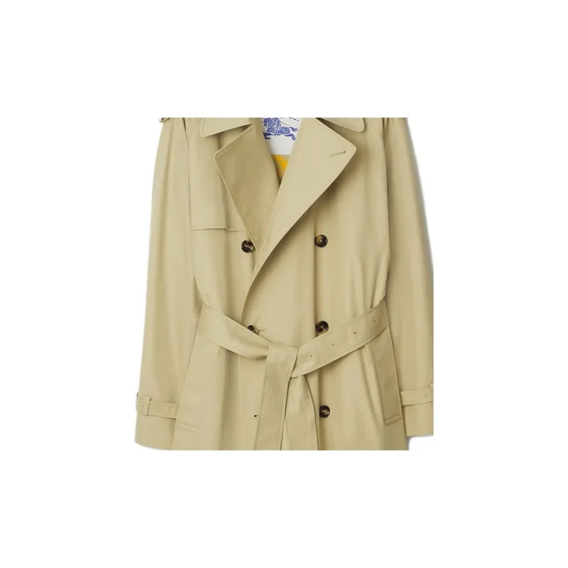 Burberry Trench Coat Men's Beige-5
