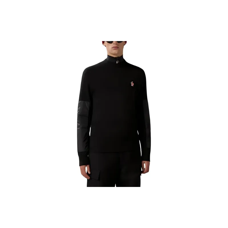 Moncler Logo Embroidered Knitted Jumper-2