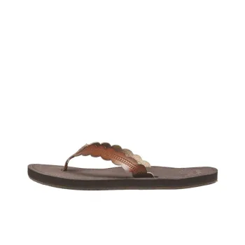 REEF Slip-Resistant Abrasion-Resistant Slide Slippers Women's Brown