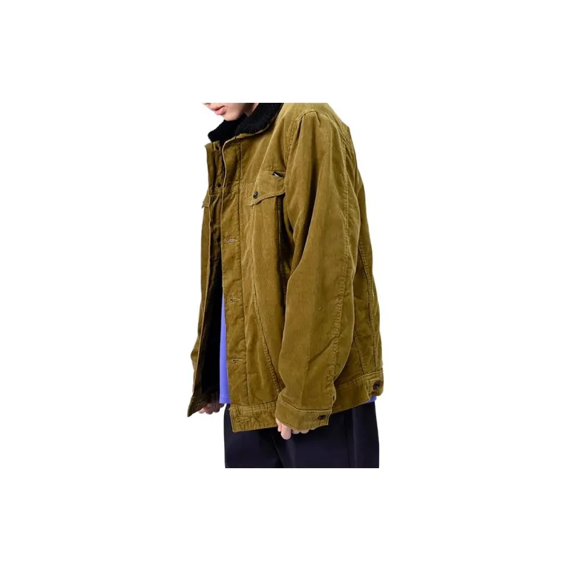 Vans Puffer Jackets Men Yellow-2