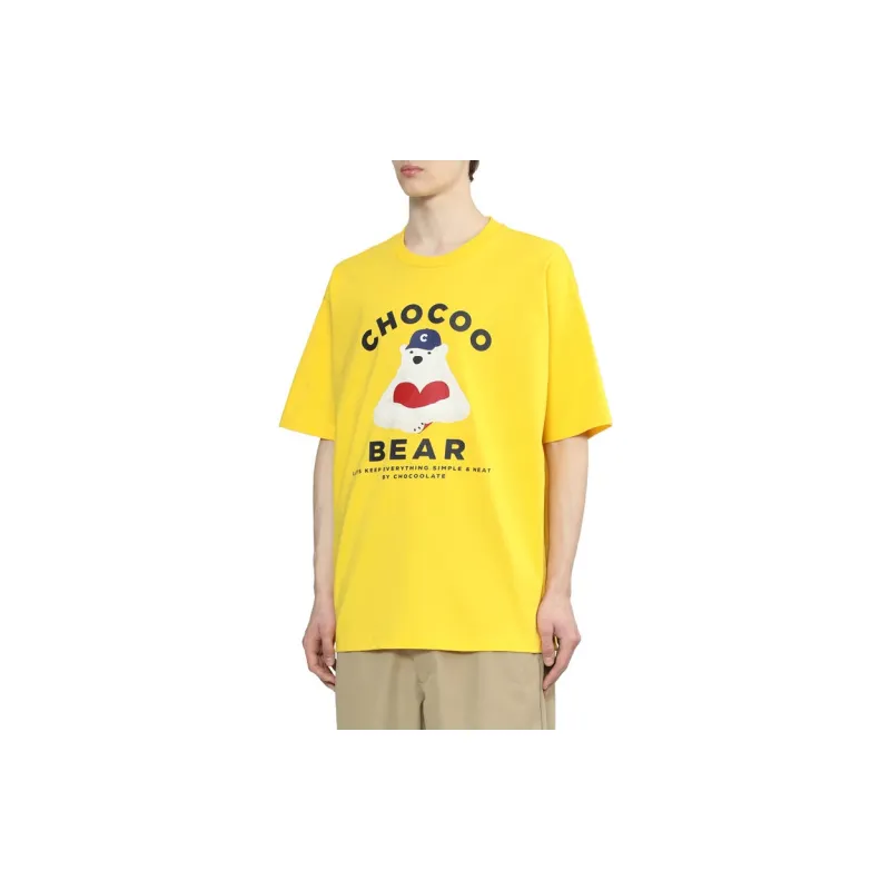  CHOCOOLATE Graphic print Cotton T shirt-12
