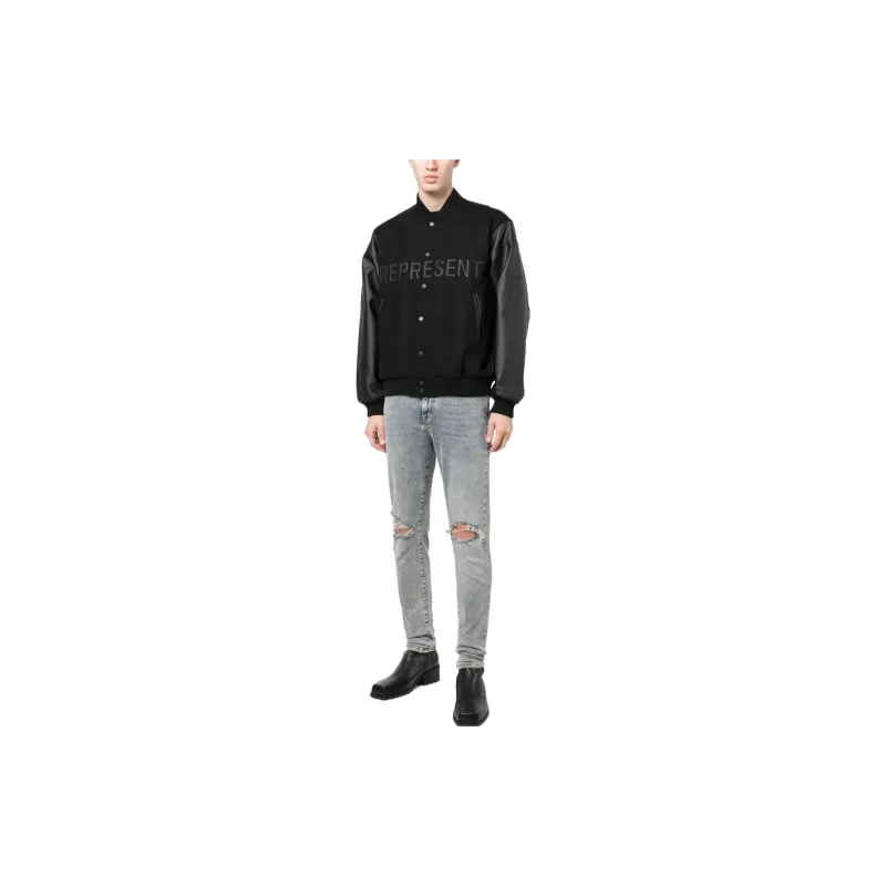 REPRESENT Baseball Jerseys Men Black-1