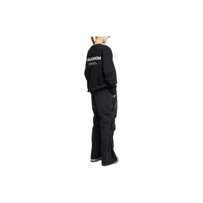 SALOMON Casual Pants Unisex Black-6