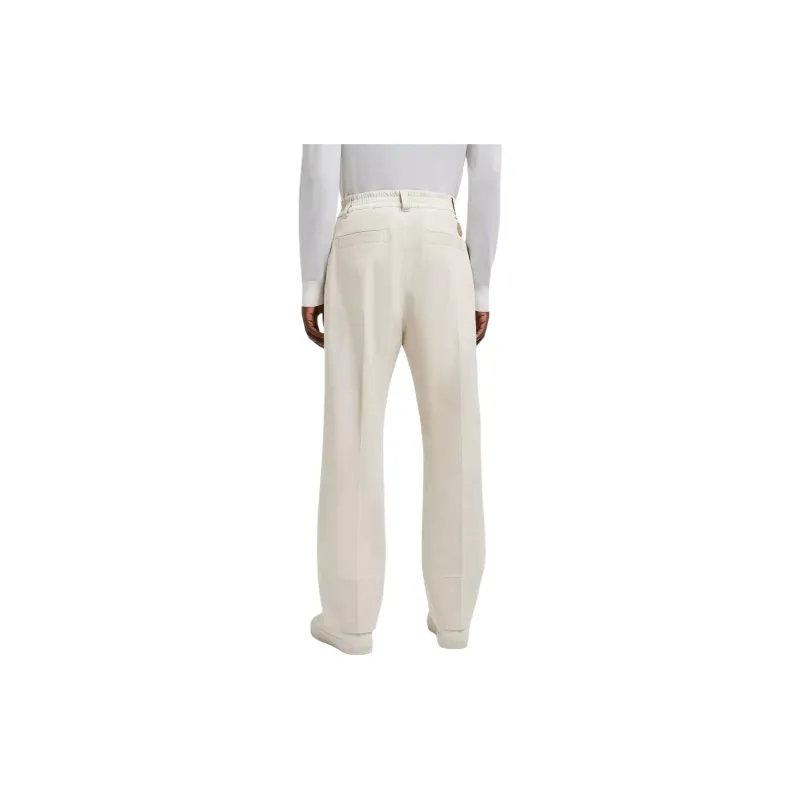 Moncler Logo Patch Straight Leg Trousers-2