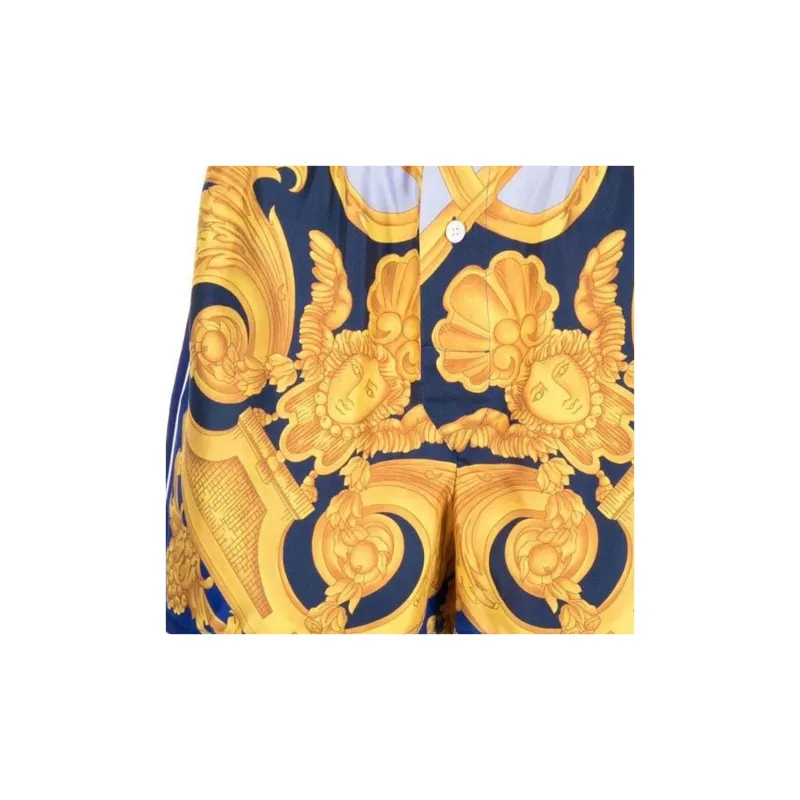 VERSACE Casual Shorts Men Yellow-5