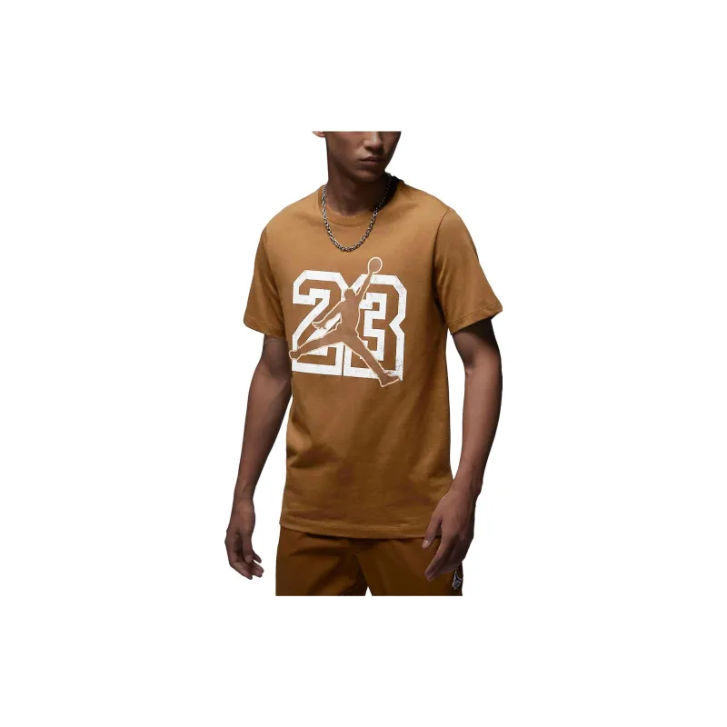 Jordan T-Shirt Men's Light British Umber-3