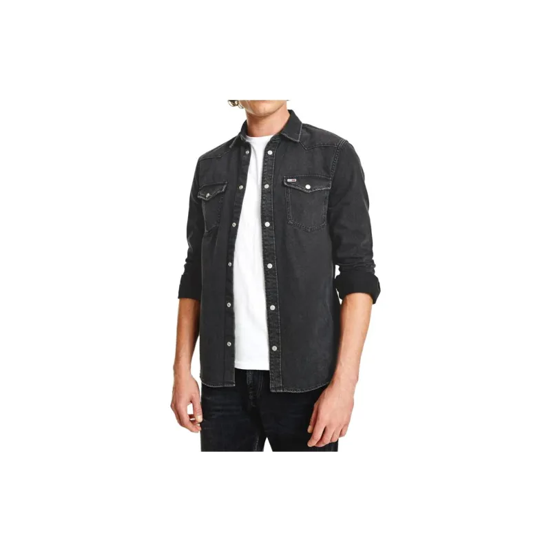 Aries X Tommy Hilfiger Tommy Hilfiger X Aries Co-brand Denim Jackets Men Black-1