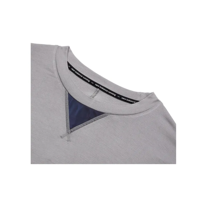 New Balance T Shirts Men Gray-4