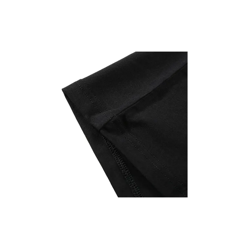 Zegna Pure Crew Neck Pullover Slim Fit Short Sleeved T Shirt Men's Black-4