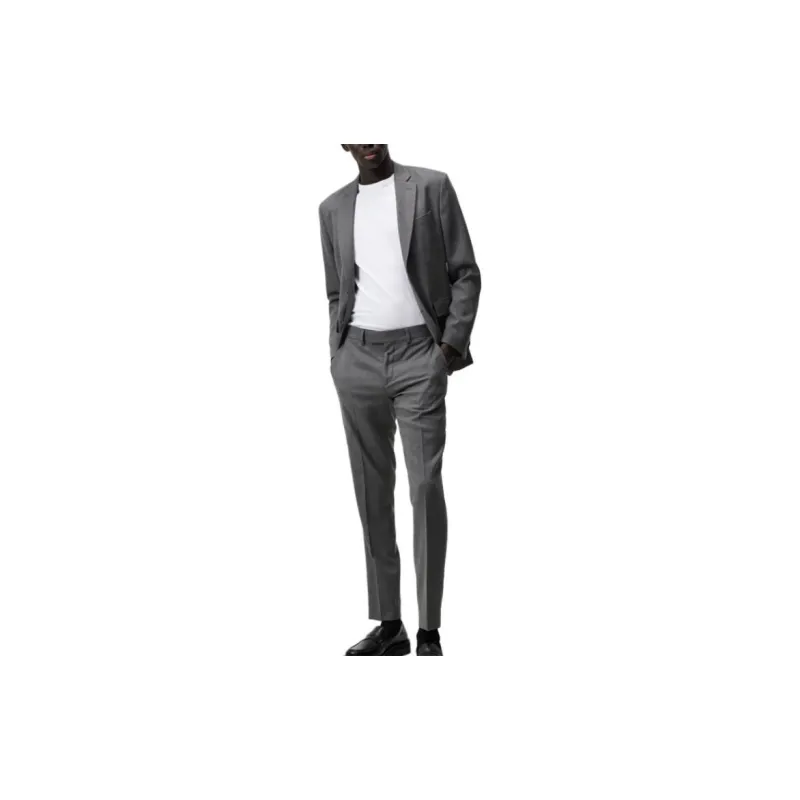 J.Lindeberg Grant Active Hopsack Pants Casual Pants Men's Gray-1