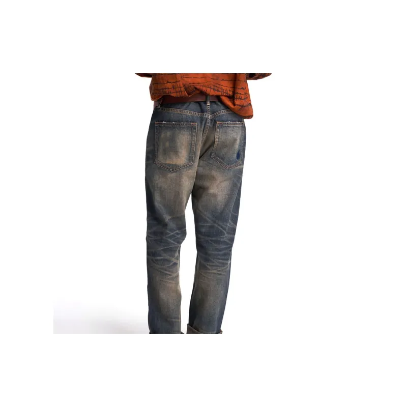 TEKABLU Jeans Unisex South Aromatic Mountain Blue-4