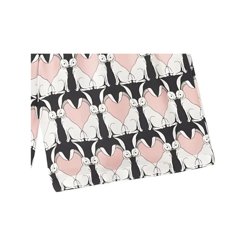 Burberry Rabbit Print Shorts-6