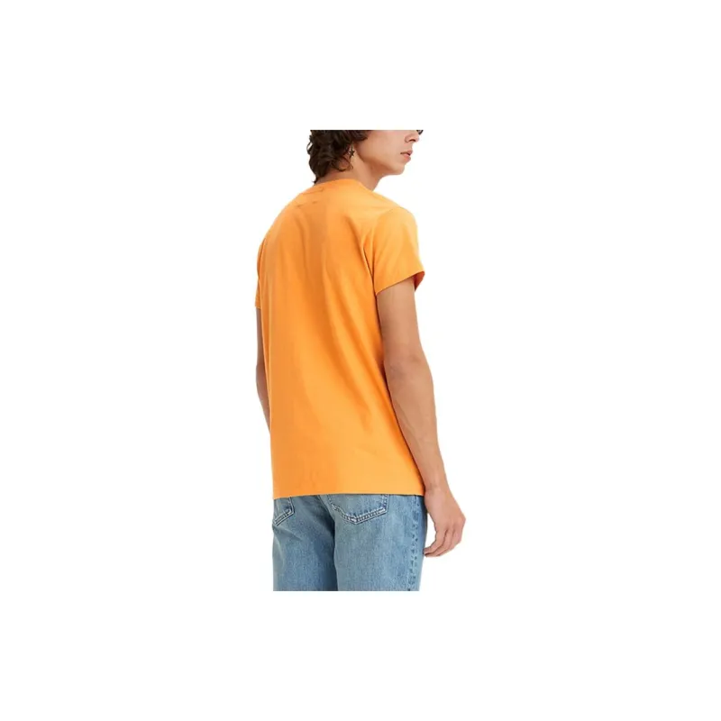 Levis Straight T Shirt Men's Orange-3