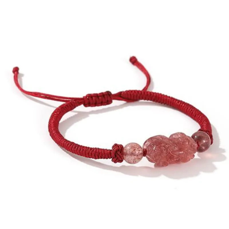 Artisan Lock Heart Jade Obsidian Jade Bracelets Unisex-4