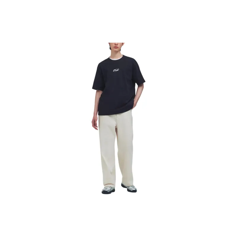 FILA T Shirts Unisex Black-2
