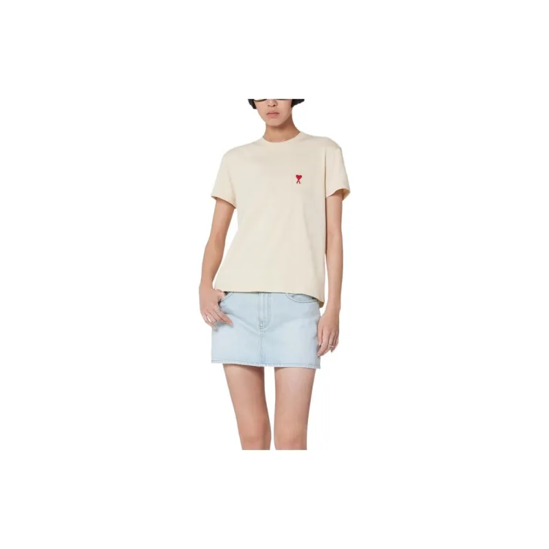 AMIPARIS T Shirt Unisex Vanilla-2