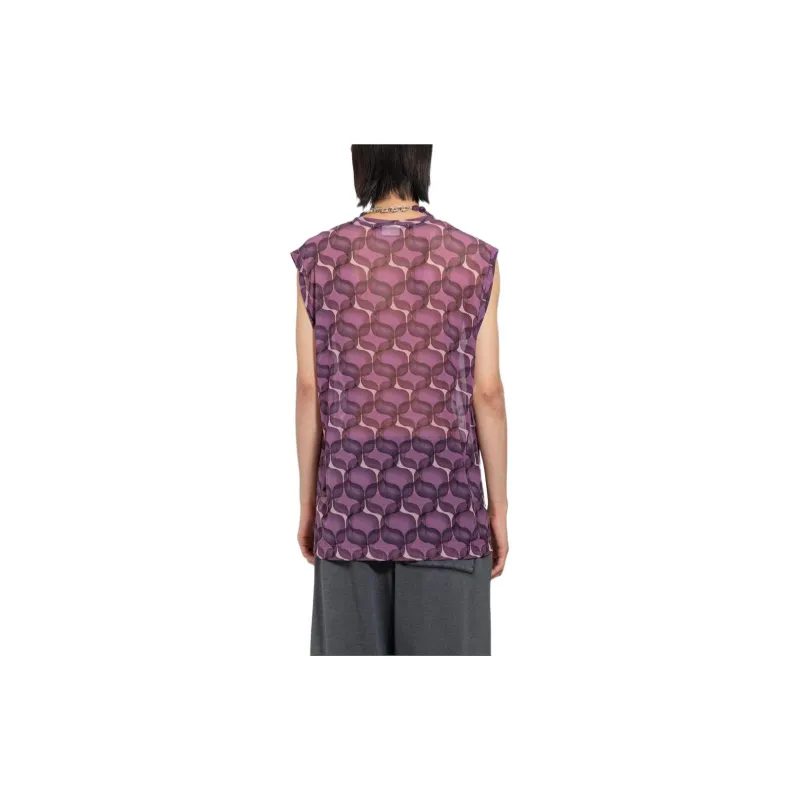 DRIES VAN NOTEN Tank Tops Men's Purple-2
