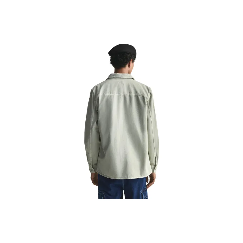 ZARA Denim Jacket Men's Light Green-4