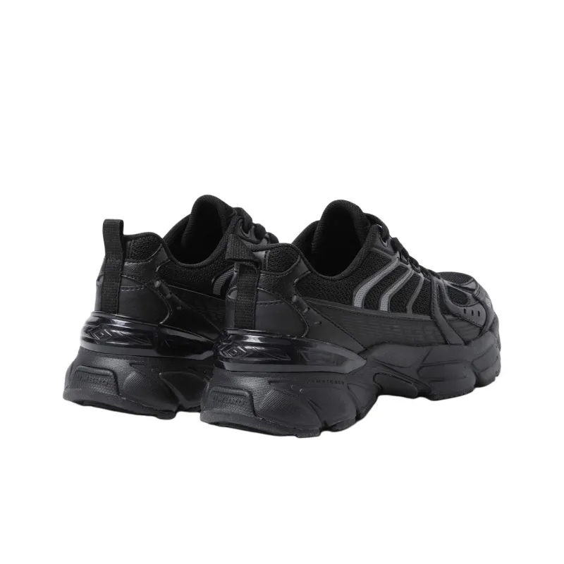 Umbro Anti Slip Wear Resistant Low Top Running Shoes Unisex Black-3