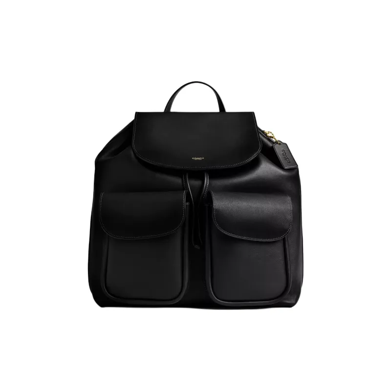 COACH Crosby Grain Leather Backpack Tubas Women's Black-0