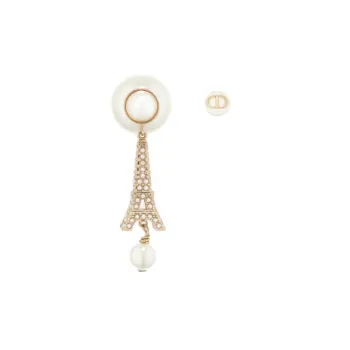 DIOR Metal Earrings Women's Gold