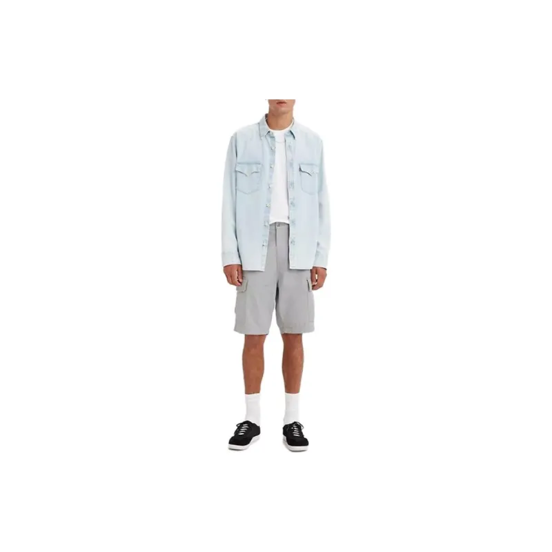 Levis Casual Shorts Men Light Gray-1
