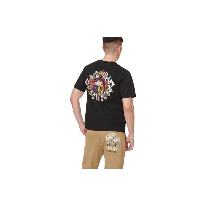 EVISU T Shirts Men Black-3