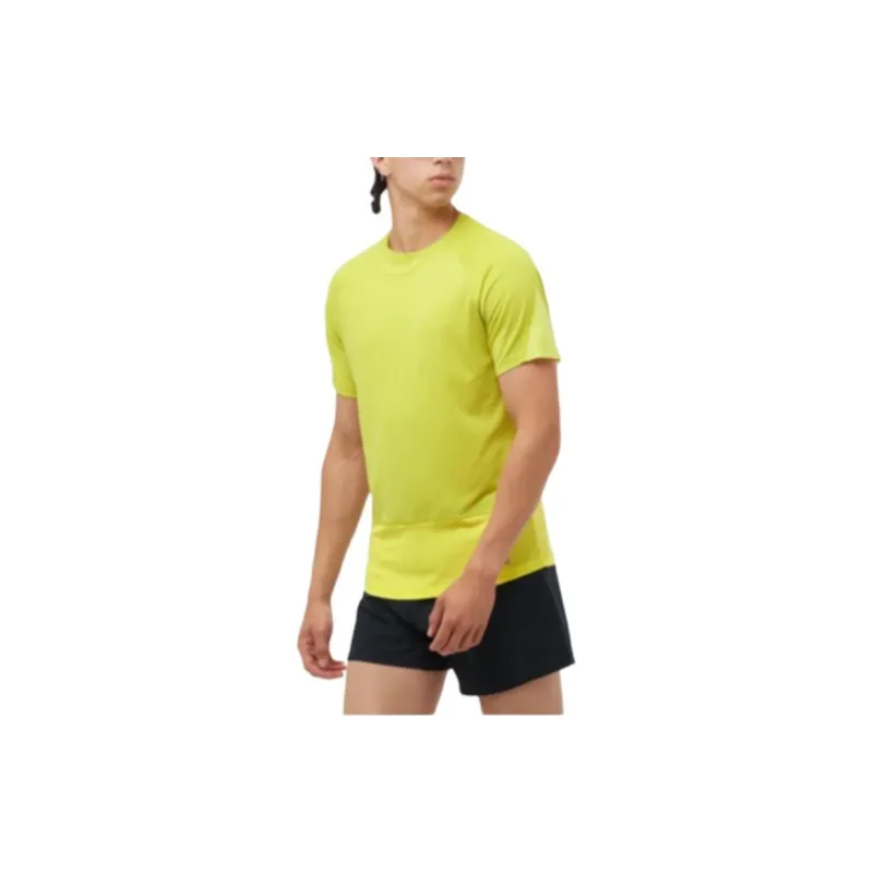 SALOMON CROSS RUN T-Shirt Men's Sulfur Spring-1