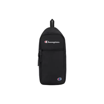 Champion Polyester One Shoulder Crossbody Sling Bags Unisex Black