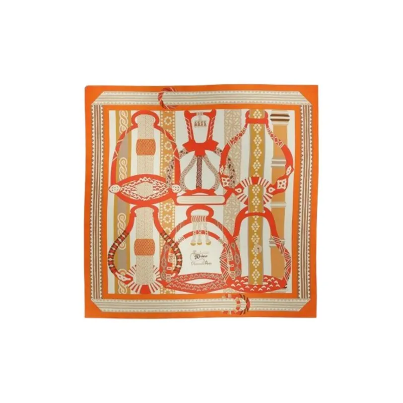 HERMES Cashmere Knit Scarves Women's Multicolor-2