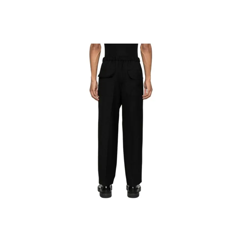 JIL SANDER Elasticated Waistband Tapered Trousers-2