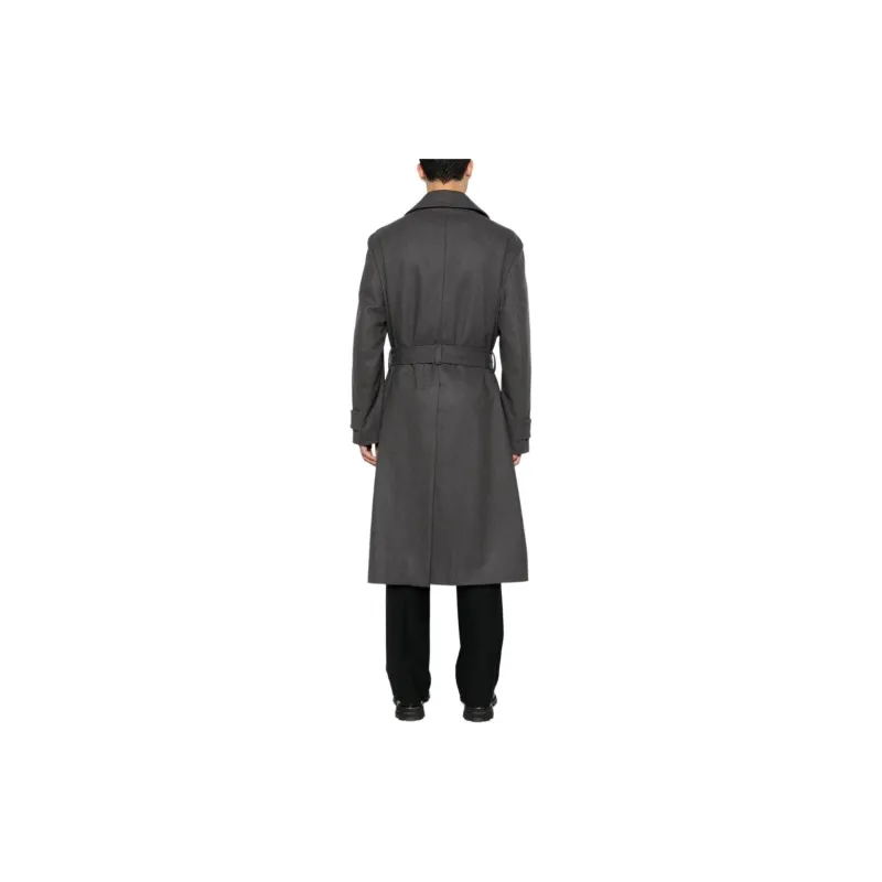 Barena Long Sleeved Belted Coat-2