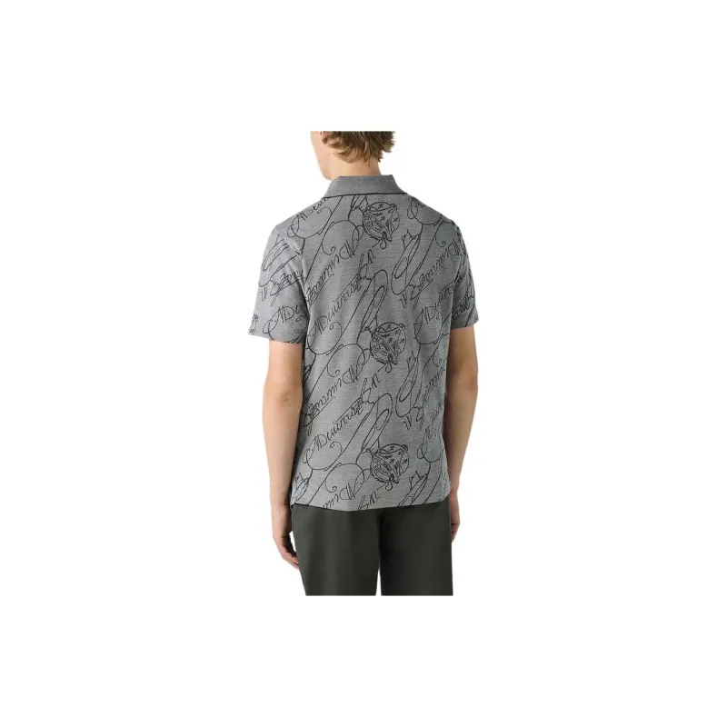 BERLUTI SS24 Polo Shirt Men's Silver Gray-2