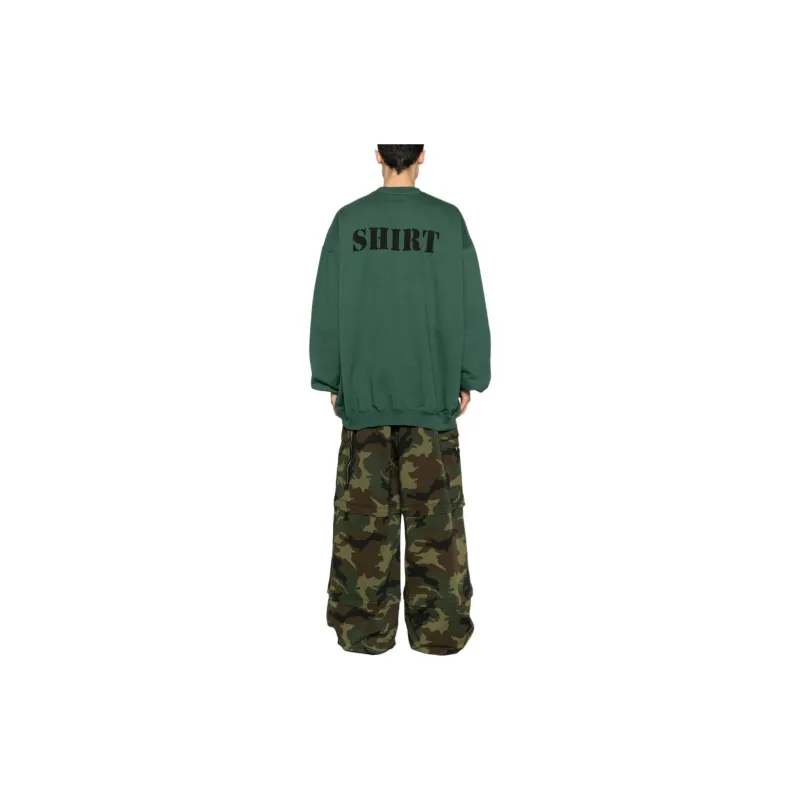Vetements Sweatshirt Unisex Racing Green-2