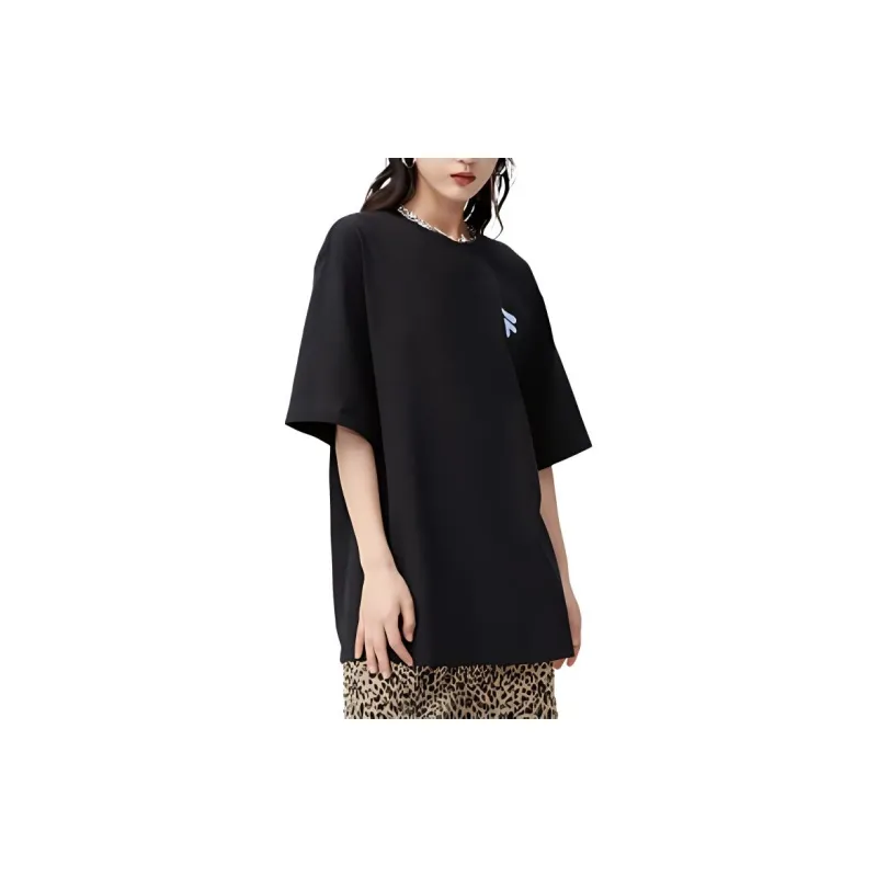 FILA FUSION SS24 T Shirt Unisex Pitch Black-4