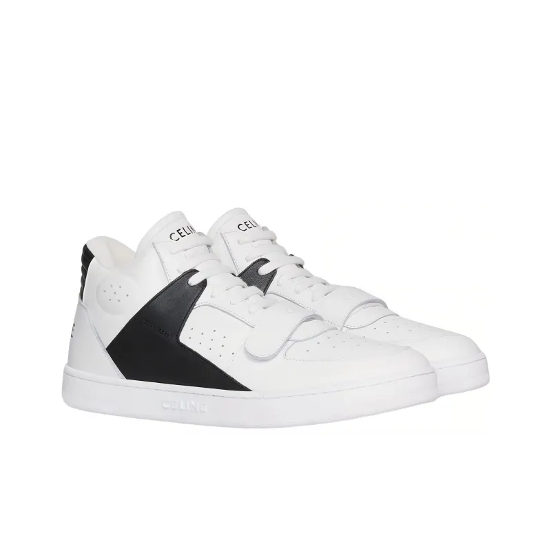 CELINE CT 02 Skateboard Shoes Women's White Black-2