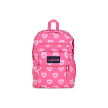 JanSport Recycled Polyester Backpack Large Size Unisex Pink