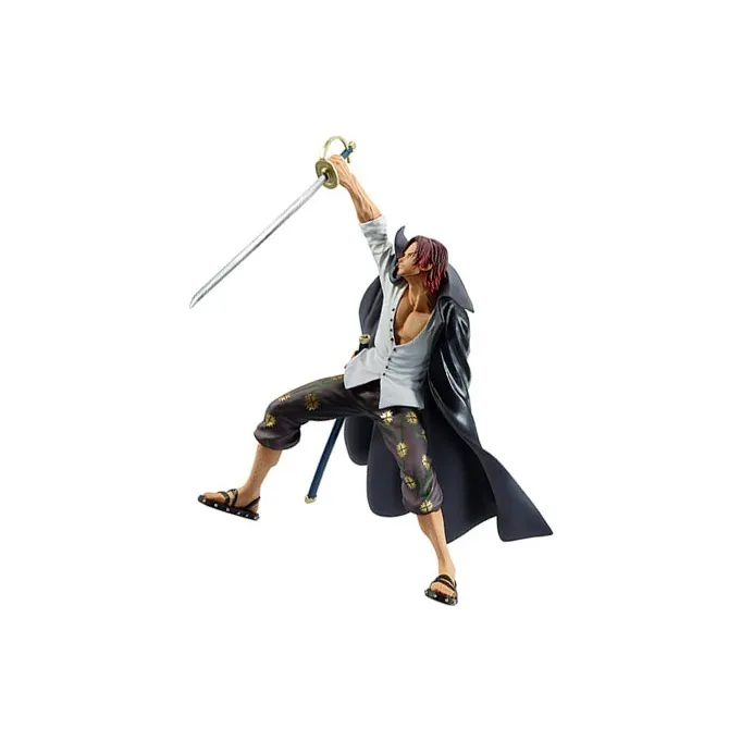 BANDAI Ichibansho One Piece Dynamism Of Ha Shanks Action Figure White & Black-1