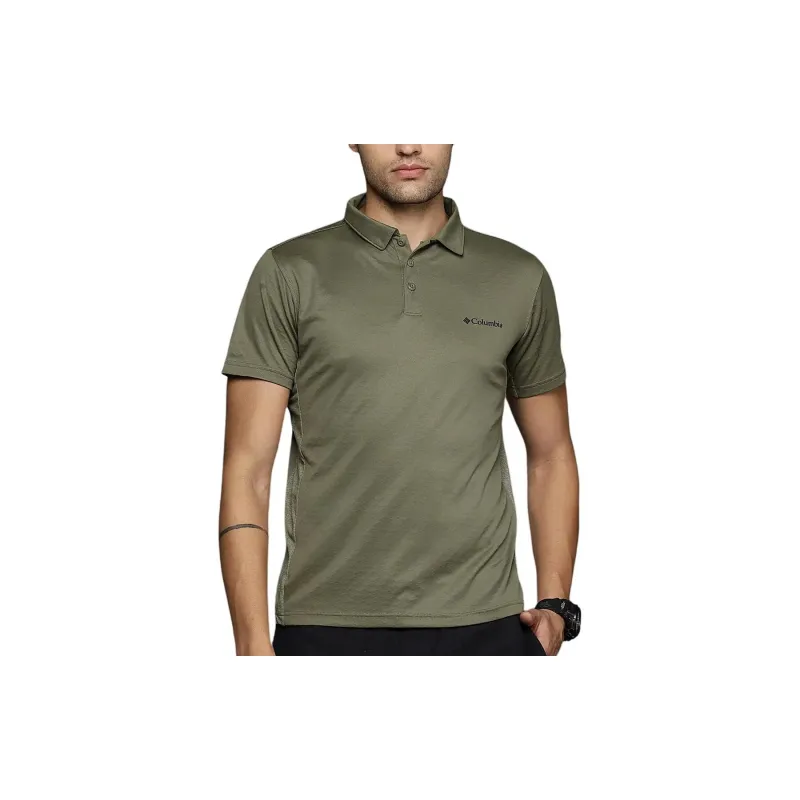 Columbia Polo Shirts Men Green-3