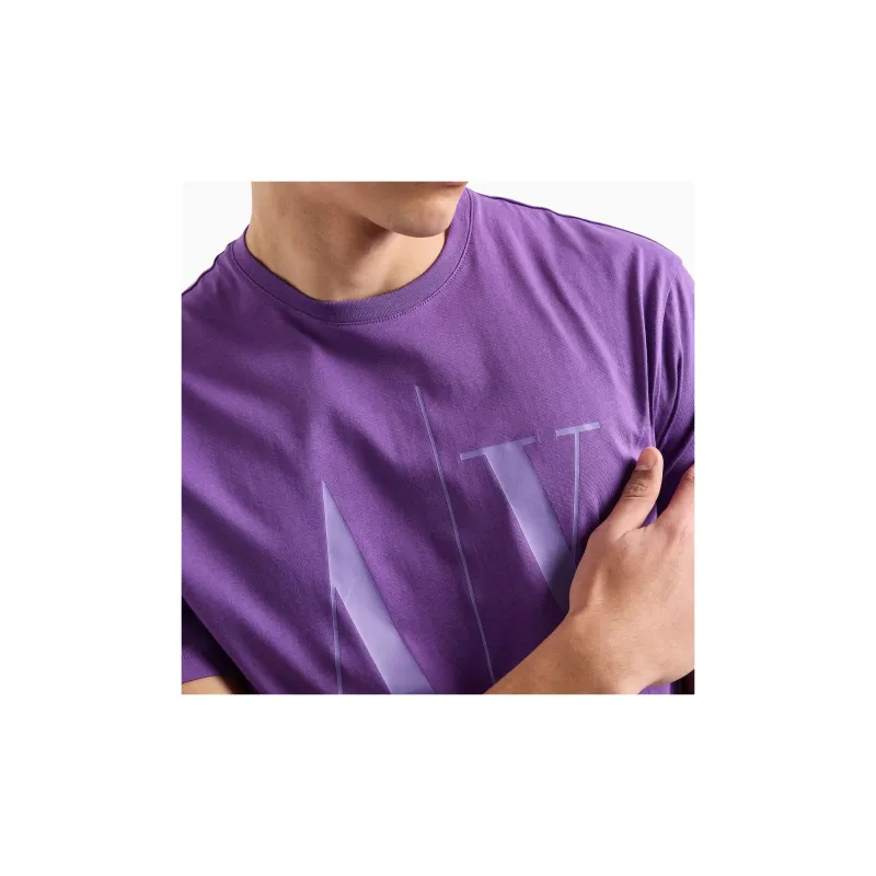 ARMANI EXCHANGE SS24 T Shirt Men's Purple-3