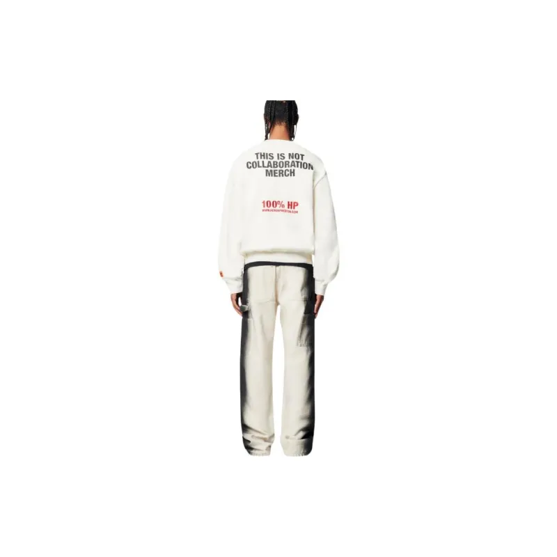 HERON PRESTON Logo Printed Crewneck Sweatshirt-3
