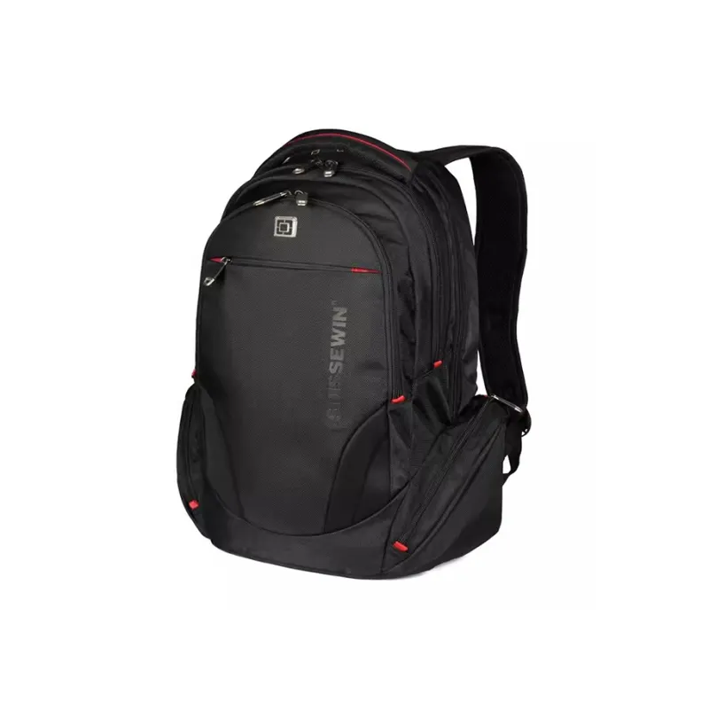 SUISSEWIN Polyester Large Capacity Laptop Backpack Regular Unisex Multicolor-1