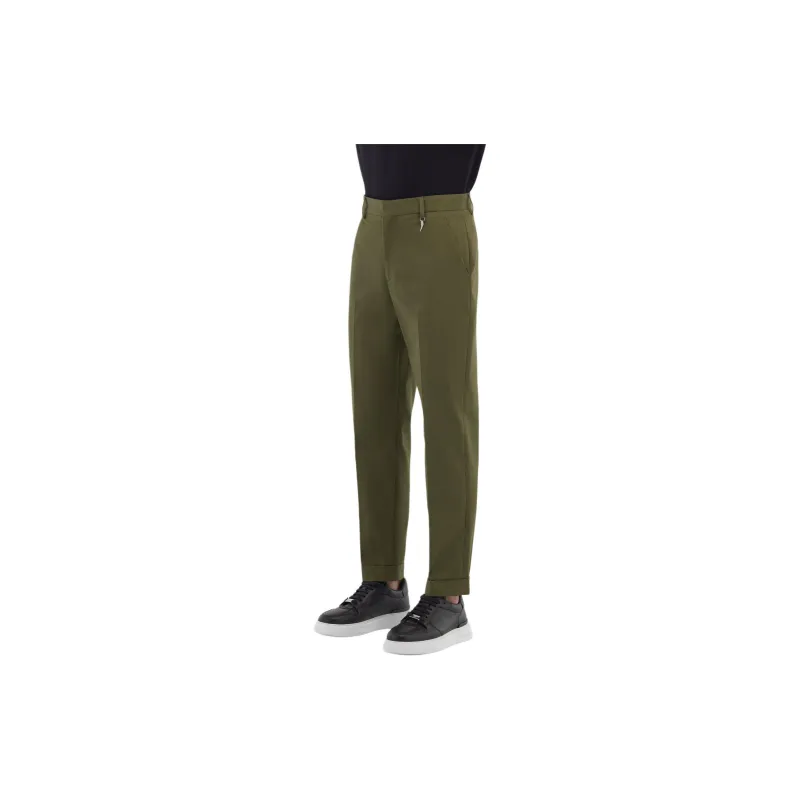 Roberto Cavalli SS24 Casual Pants Men's Green-4