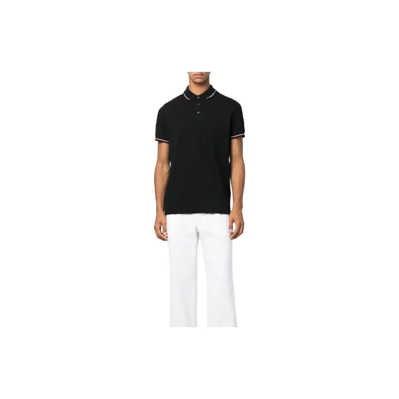 Moncler FW22 Polo Shirts Men Black-4